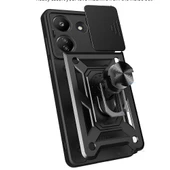 Xiaomi Redmi 13C Tank Kılıf Magnetik Standlı Kamera Korumalı Sürgülü Vega Kapak thumbnail 7