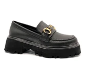 Feles Sarı Toka Detaylı Oxford Günlük Loafer Kadın Ayakkabı thumbnail 1