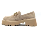 Feles Sarı Toka Detaylı Oxford Günlük Loafer Kadın Ayakkabı thumbnail 10