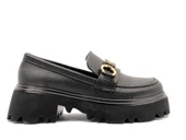 Feles Sarı Toka Detaylı Oxford Günlük Loafer Kadın Ayakkabı thumbnail 2