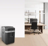 HP Pro Shredder Auto 200MC, Otomatik Beslemeli 200 sayfa Evrak İmha Makinesi-P5-Mikro kesim-2x12mm-32,2lt - 7
