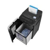 HP Pro Shredder Auto 400MC Otomatik Beslemeli 400 sayfa Evrak İmha Makinesi-P5-Mikro kesim-2x12mm-53lt - 3