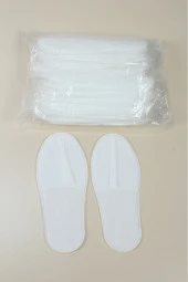 Nonwovenshoes 20 Çift Otel Terlik, Overlok Terlik, Tek Kullanımlık Terlik - 1