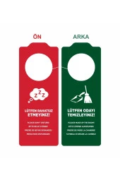 Kapı Kolu Talimatı Dnd Kartı Pvc 100 Adet thumbnail 1