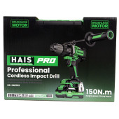Haispro RB-DB2109 Profesyonel Darbeli Vidalama Matkap 21 V 4.0 Ah Çift Akülü - 5