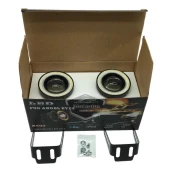 Fiat Doblo D2 2005-2010 Uyumlu Üniversal Mercekli Angel Sis Farı Metal Su Geçirmez 76 mm Turuncu Halkalı Gündüz Farı Angel Eyes 2 Adet - 10