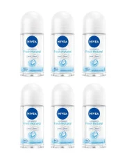 Nivea Women Roll On Fresh Natural 25 ml 6 Adet - 1