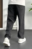 Erkek Baggy Kalıp Pantolon Antrasit Edw130 - 3