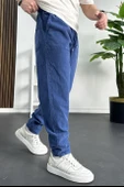 Erkek Baggy Kalıp Pantolon Mavi Edw130 - 2