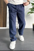 Erkek Baggy Kalıp Pantolon Lacivert Edw130 - 1