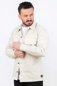 Erkek Slim Fit Sahte Cepli Kot Ceket CNS01 - 8