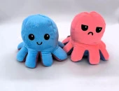 62054 Mood Değiştiren Peluş Ahtapot 20 cm. PEMBE - MAVİ - 1