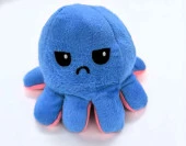 62054 Mood Değiştiren Peluş Ahtapot 20 cm. PEMBE - MAVİ - 2