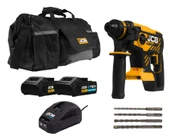 JCB 21-18blrh Kömürsüz Çift Akülü Sds-plus Kırıcı Delici - 18 V 4.0 Ah - 1