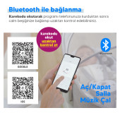 Huggy Calm All in One Çift Yönlü Bluetooth Müzikli Ana Kucağına Dönüşebilen Otomatik Sallanabilir Beşik - 7