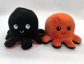 62054 Mood Değiştiren Peluş Ahtapot 20 cm. SİYAH - TURUNCU - 1