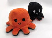 62054 Mood Değiştiren Peluş Ahtapot 20 cm. SİYAH - TURUNCU - 2