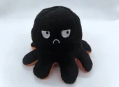 62054 Mood Değiştiren Peluş Ahtapot 20 cm. SİYAH - TURUNCU - 3