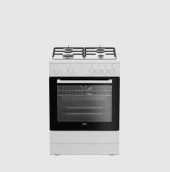 Beko BFE 400-1 B Beyaz Doğalgazlı Ocaklı Fırın - 1