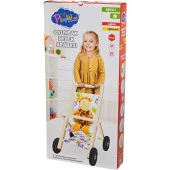 Play Wood Kutuda Ahşap Oyuncak Bebek Arabası ONY-386 - 1