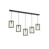 Avonni 60011 Modern Avize, 60 w, Siyah - 1