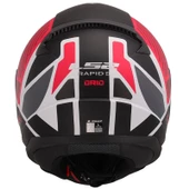 LS2 RRAPID 2 GRID MAT BEYAZ-KIRMIZI KASK thumbnail 4