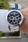 Daniel Klein DKISTE1234 Kadranı Siyah Kordonu Gümüş Renk İç Göstergeleri Aktif Erkek Kol Saati thumbnail 2