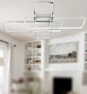 TT Aydınlatma TT040-KR  Krom Kaplama Plofonyer Led Avize thumbnail 3