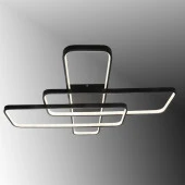 TT Aydınlatma TT040-SY  Mat Siyah Plofonyer Led Avize thumbnail 1