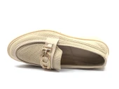 Feles Toka Taş Detaylı Triko Loafer Kadın Babet Ayakkabı thumbnail 8