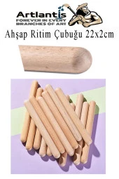 Ahşap Ritim Çubuğu 2 Adet 1 Çift Okul Öncesi Eğitici Anaokulu Ritim Tokmağı Çubukları Çocuk Etkinlik Perkusyon Müzik Aleti - 4