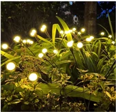 10 Led'li Güneş Enerjili Bahçe Çiti Aydınlatma Lamba (sarı) - 1