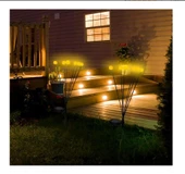 10 Led'li Güneş Enerjili Bahçe Çiti Aydınlatma Lamba (sarı) - 2