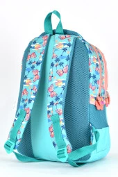 Elatae Ortopedik Çok Gözlü İlkokul Sırt Çantası ve Beslenme Çantası Seti Kelebek Desenli 1350 thumbnail 7