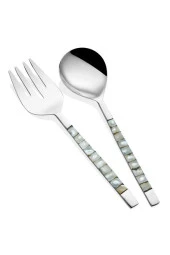 The Mia CKB173 Pearl Salata Servis Takımı 2 Parça White - 1