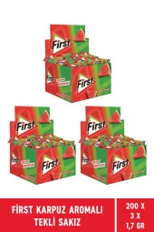 First Karpuz Aromalı Tekli Sakız 1,7 gr - 600 Adet thumbnail 2