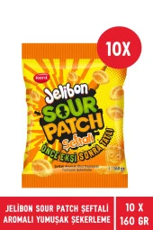 Jelibon Sour Patch Şeftali Aromalı Yumuşak Şekerleme 160 gr - 10 Adet - 2