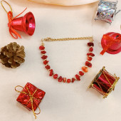 Kırık Mercan Taşı Doğal Taş Bileklik- Anka Gemstone - 1