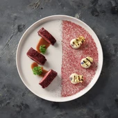 GÜRAL PORSELEN Bilbao 6 Parça 27 Cm Servis Tabağı -Krem thumbnail 2