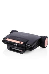 KORKMAZ A811-08 TOSTEMA MAXİ DELUXE TOST MAKİNESİ SİYAH ROSE GOLD thumbnail 1