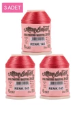 3 Adet Altınbaşak Oya ve Dantel İpi 20 gr - Royaleks - No: 145 - 1
