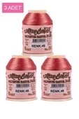 3 Adet Altınbaşak Oya ve Dantel İpi 20 gr - Royaleks - No: 046 - 1