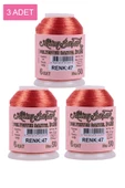 3 Adet Altınbaşak Oya ve Dantel İpi 20 gr - Royaleks - No: 047 - 1