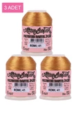 3 Adet Altınbaşak Oya ve Dantel İpi 20 gr - Royaleks - No: 041 - 1