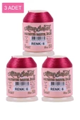 3 Adet Altınbaşak Oya ve Dantel İpi 20 gr - Royaleks - No: 006 - 1