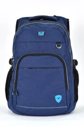 Elatae Unisex Ortopedik Çok Gözlü Günlük Seyahat Okul Sırt Çantası Lacivert 2238 thumbnail 2