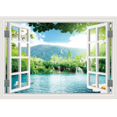 Ahşap Pencere Görünümlü Duvar Tablosu  VG0000T3 - 1