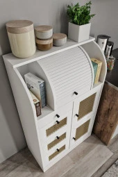 MERLİN MOBİLYA Astana 9 Bölmeli Kuru Bakliyat Saklama Kileri+ekmeklik - 2