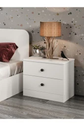 MERLİN MOBİLYA Merlin Mobilya Akasya 2 Çekmeceli Komodin - 1