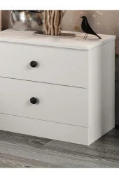 MERLİN MOBİLYA Merlin Mobilya Akasya 2 Çekmeceli Komodin - 2